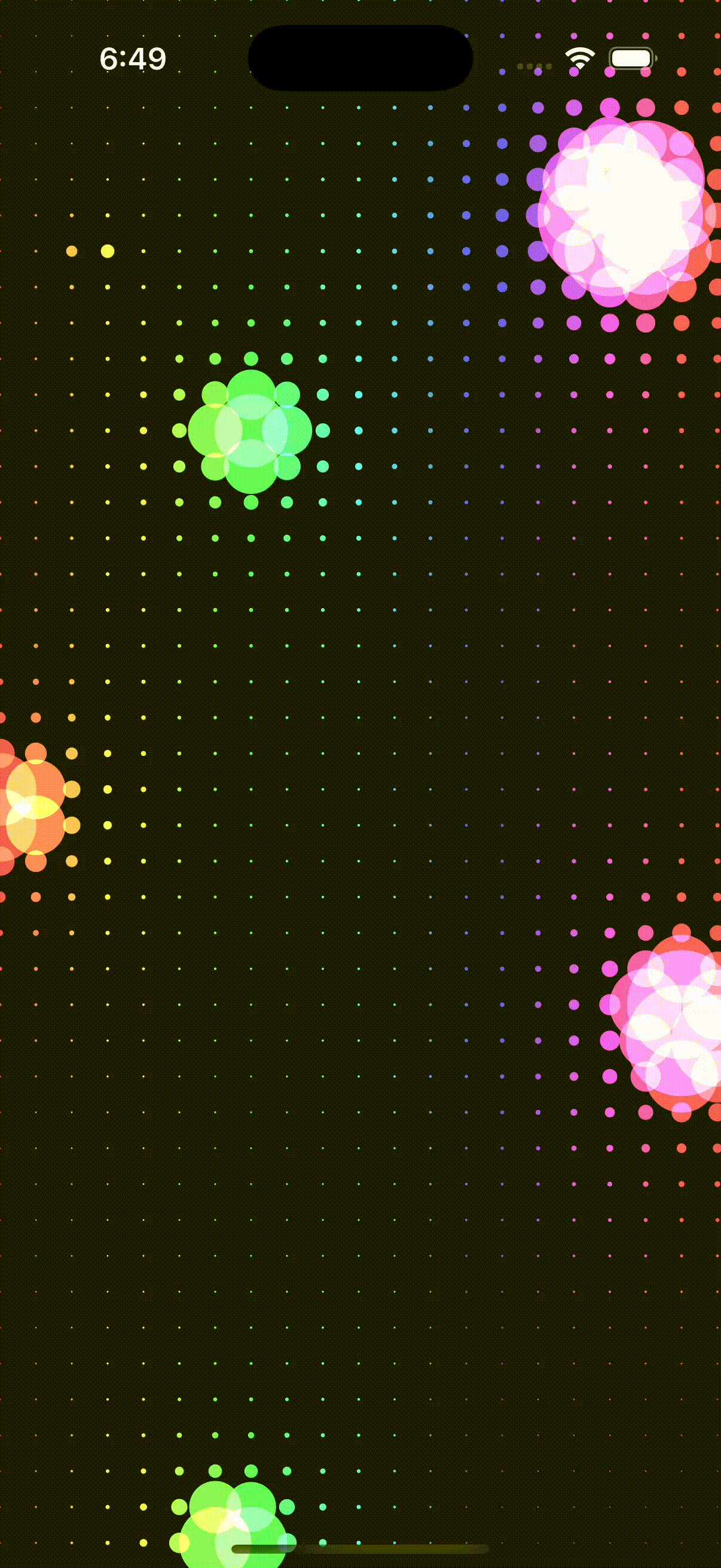 Pulsating Grid in Skia